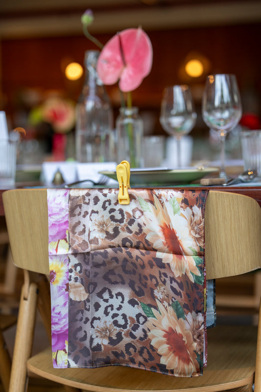 Storefront Scarf by Farah Al Qasimi