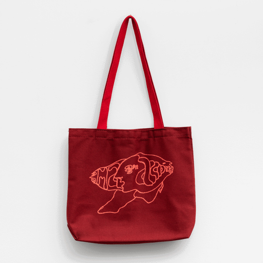 Tote Bag in Action, Featuring Cecilia Vicuña