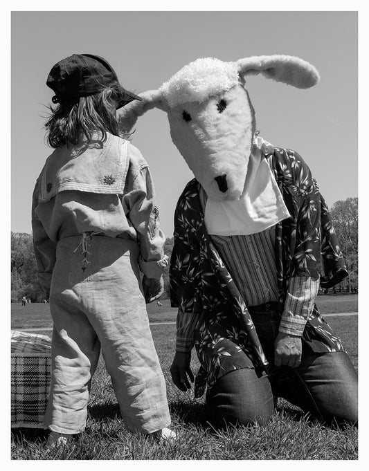 Charlie Pig challenges the patriarchy, 2016 by Sharon Hayes