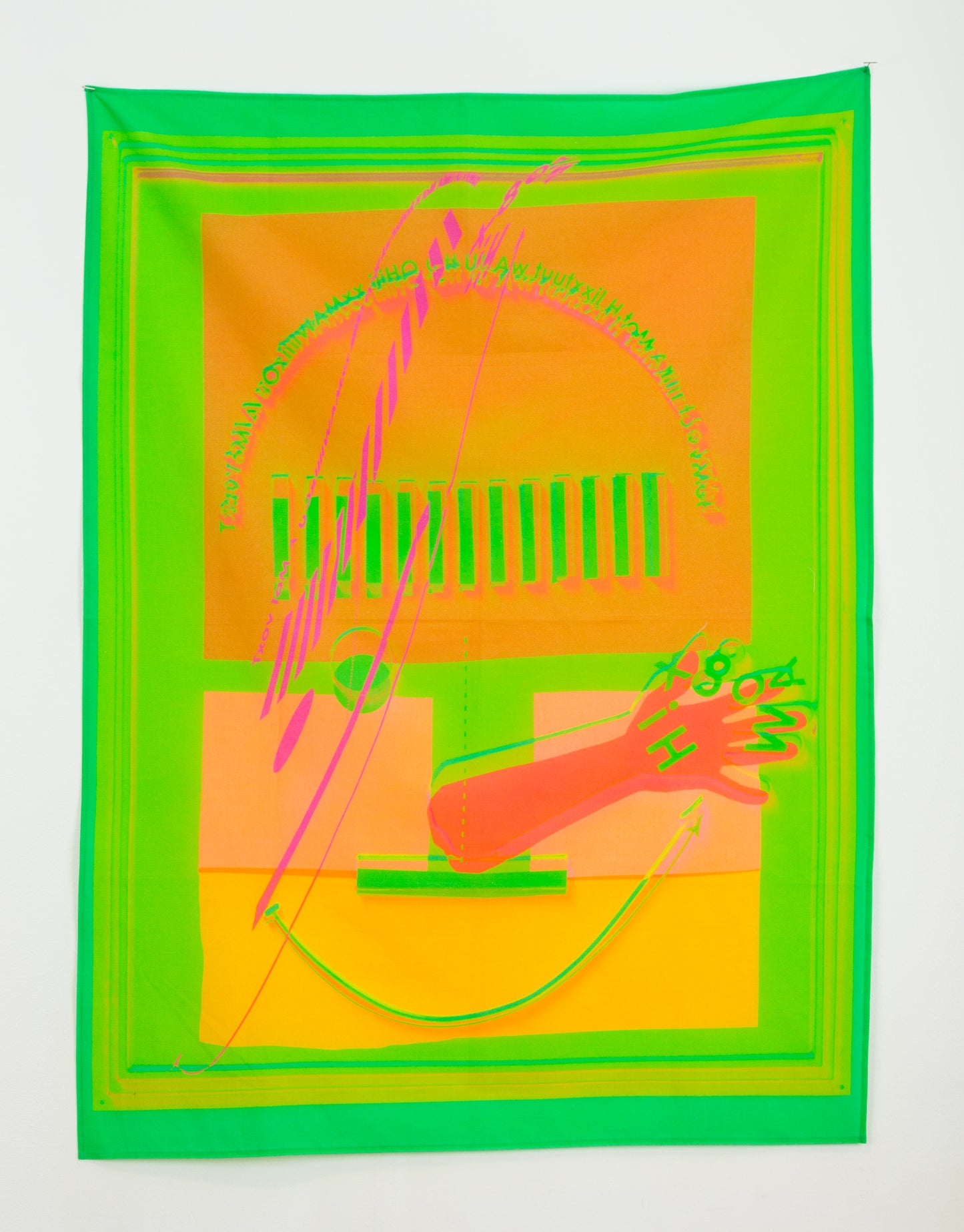 Banners for Resentment, 2018 by José León Cerrillo, Jaya Howey, Ulrike Müller, Ebecho Muslimova, Willa Nasatir & Anicka Yi by José León Cerrillo, Jaya Howey, Ulrike Müller, Ebecho Muslimova, Willa Nasatir & Anicka Yi