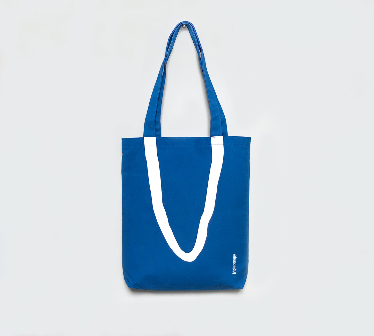 Mirror Tote, After Joan Jonas (blue)
